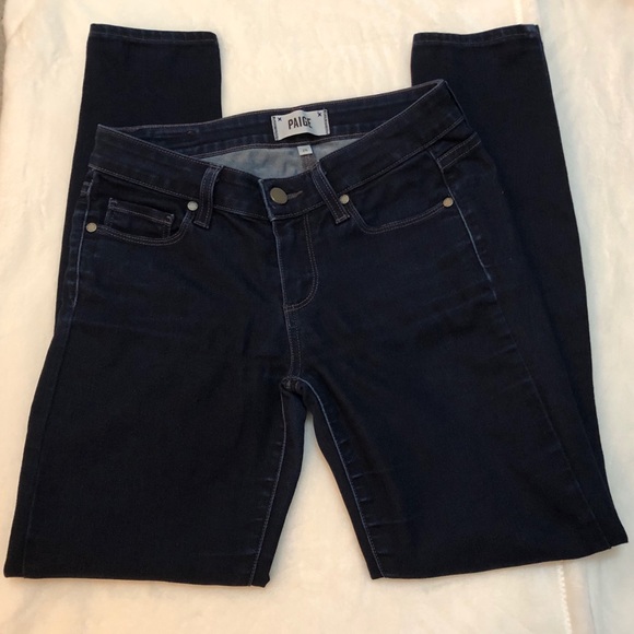 Paige Verdugo Ankle dark wash NOT FOR SALE - Picture 2 of 8